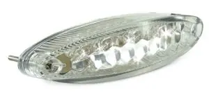 Sertifioitu Bihr avec éclairage de plaque Space LED Universal Takavalot