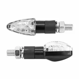 Avoc MOTO MINI NAGO 8 LEDS BASE ABS TRANSPARENT - L 55mm - H 20mm 23mm HOMOLOGUE CE PAIRE Universal Vilkun Suoraan Valmistajalta