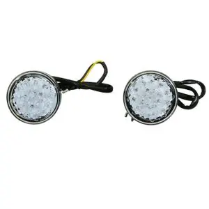 Tilaa Heti Avoc LED MOTO MINO BASE ABS TRANSPARENT - DIAM 59mm HOMOLOGUE CE PAIRE Universal Vilkun