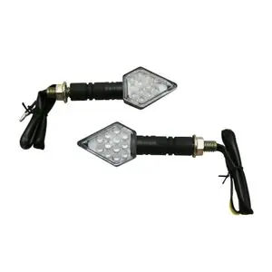 Avoc MOTO MITO 15 LEDS BASE ABS TRANSPARENT - L 90mm - H 35mm - L33mm HOMOLOGUE ECE PAIRE Universal Vilkun Nopea Toimitus