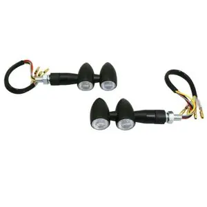 Heti Saatavilla Avoc LED MOTO MINI OWA BASE ABS TRANSPARENT - MAT UNIVERSEL 1 SMD ORANGE 1 ROUGE FEU AR L 84mm - H 23mm 43mm HOMOLOGUE CE PAIRE Universal Vilkun