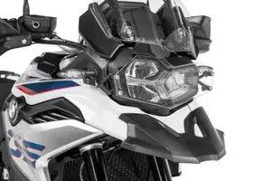 Uutuus Touratech Makrolon - à attache rapide - Transparent Suojus Valo