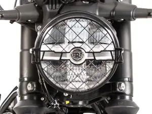 Viimeinen Mahdollisuus Hepco Becker Grille - noir Suojus ValoROYAL ENFIELD 450 GUERILLA 450 - 2024 - 2025